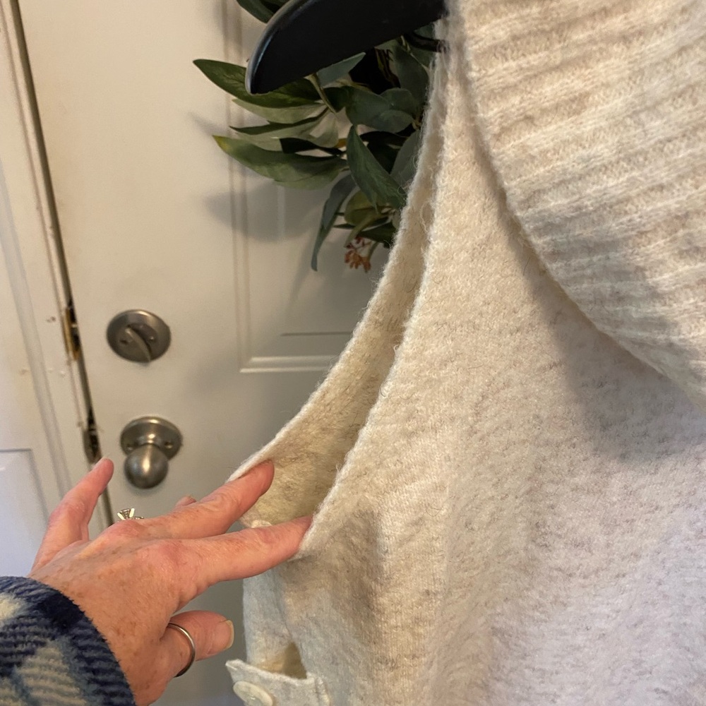 Kaisely Cowl Neck Sweater Vest Longline M - Picture 4 of 8